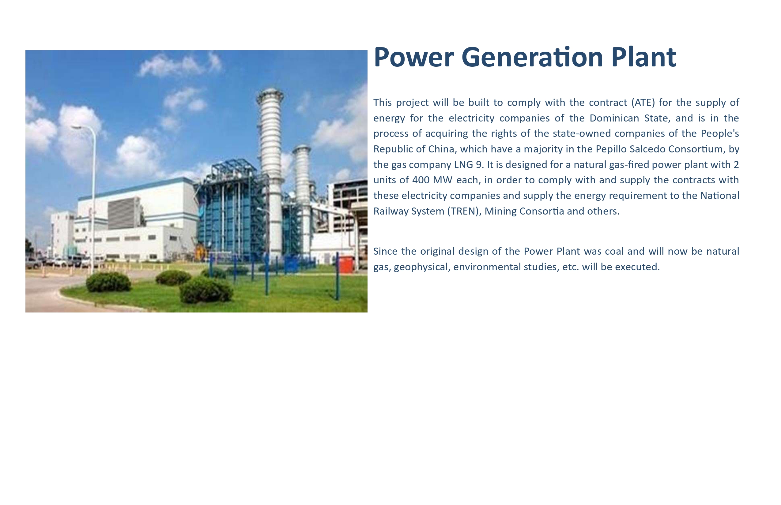 Power Generation Plant